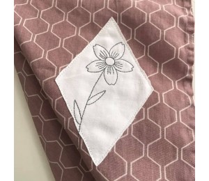 Stickserie - Geo Flowers